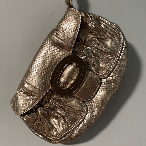 Anya Hindmarch Handbags - Anya Hindmarch copper small bag wristlet